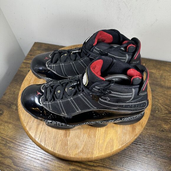 Jordan 6 Rings Shoes Mens Size 10 Basketball 371497-031 Rare Retro Sneakers - Picture 3 of 10